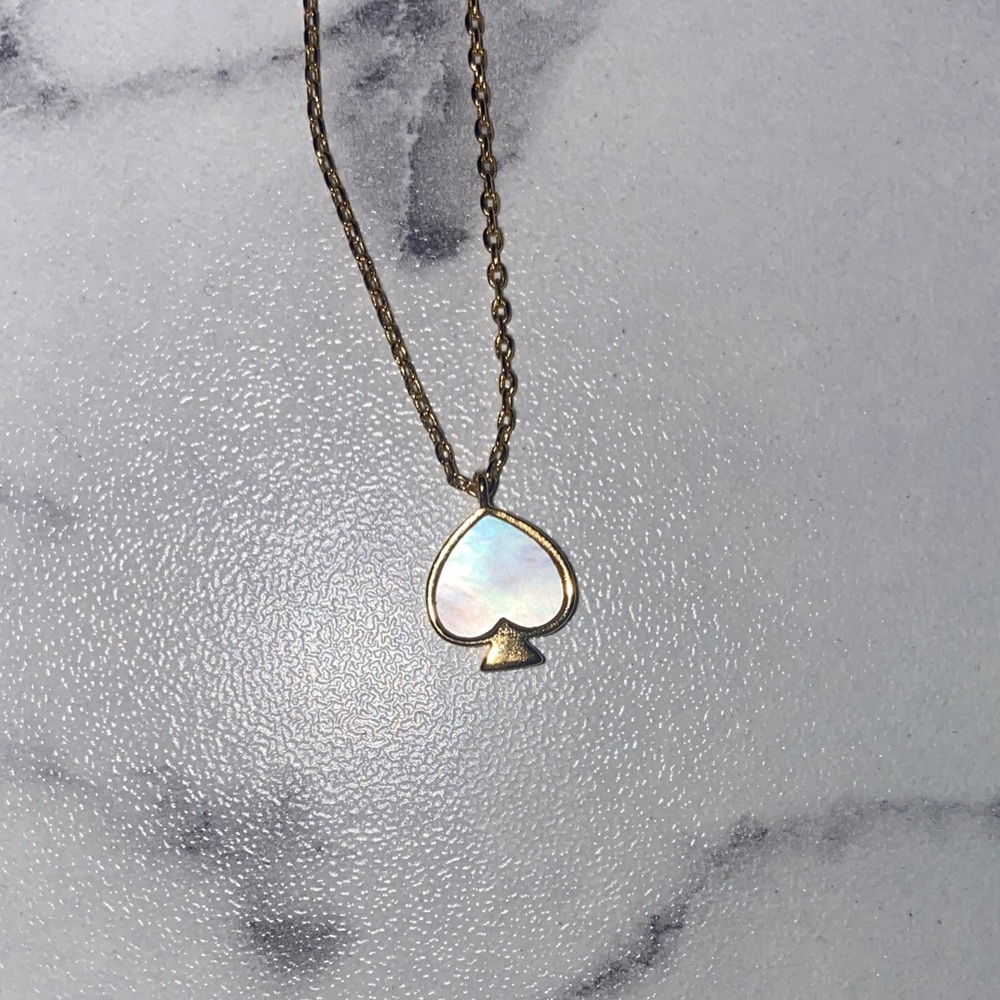 Kate Spade Gold Opal Spade Necklace